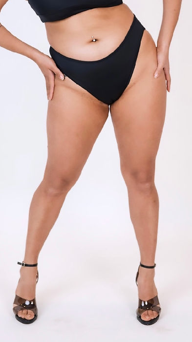 Mieux Swim The Maria Bottom - Plus Size Bottom with Zig Zag Stitching for Optimum Comfort