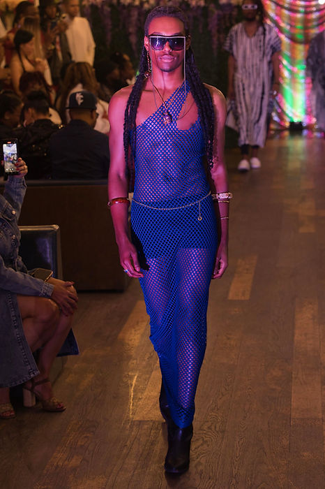 Mieux Swim The Jessica - Colorful Net One Shoulder Cover Up for Summer Y2K Style Dopamine Fashion