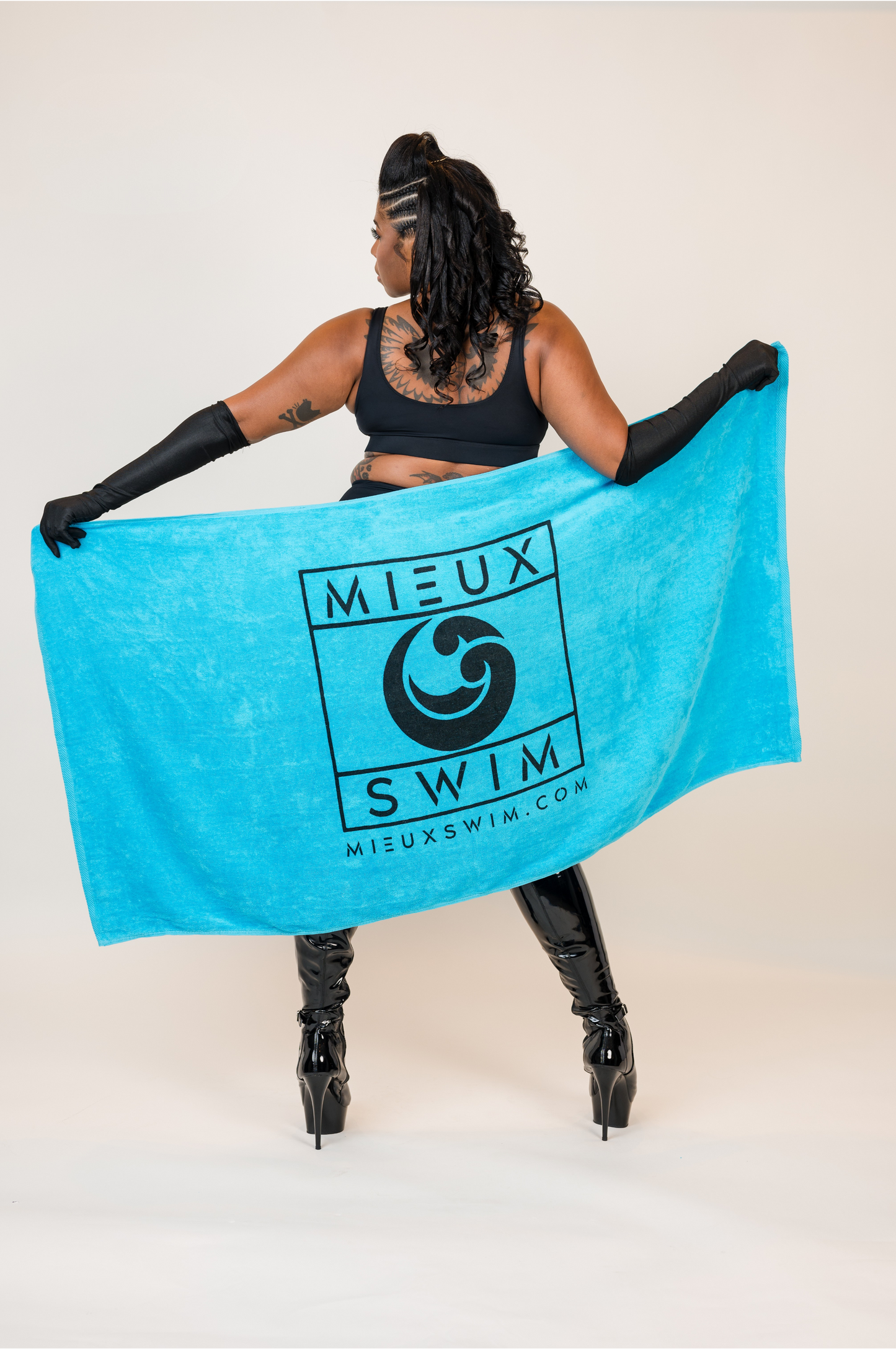 Mieux Swim The Royce Towel - Soft & Luxurious Lounge Length Perfect for Pool Beach or Backyard