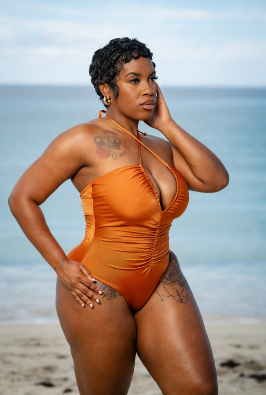 Mieux Swim The Lynne Suit One Piece Swimsuit - Complimenting Adjustable Bust Rouching for All