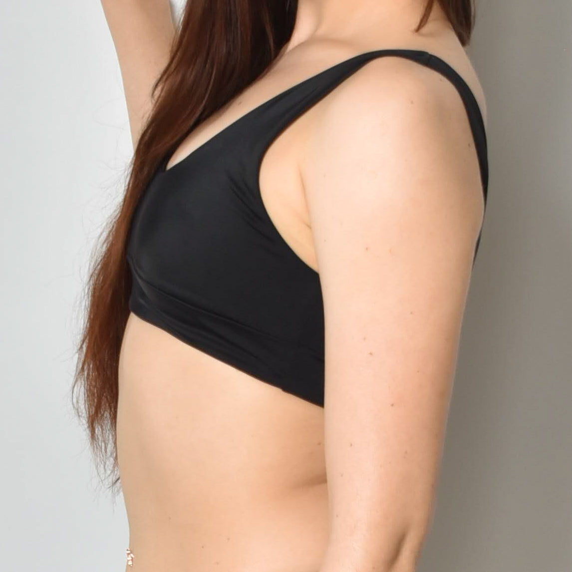 Mieux Swim The Tanya Top - Simply Sporty Top & Wide Underbust Band for Beach Activities